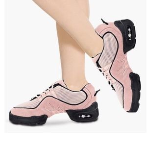 New Bloch Adult Boost Mesh Split Sole Dance Sneakers Pink Size 7 S0538L